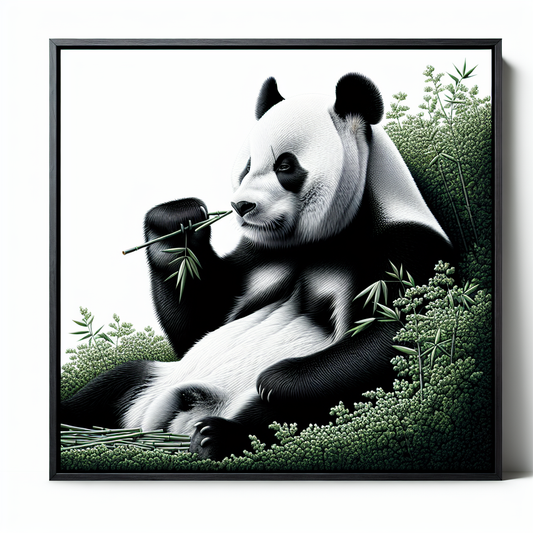Panda - "Bambusbär: Der schwarz-weiße Riese des Fernen Ostens"
