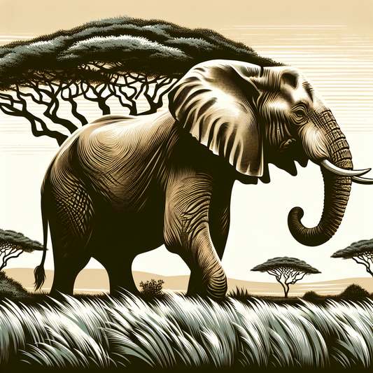 Elefant - "Majestät der Savanne"