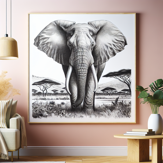 Elefant - "Gigant der Savanne: Der Lebensraum des Elefanten"