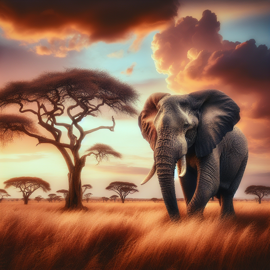 Elefant - "Die majestätischen Riesen der Savanne"