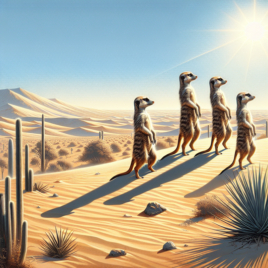 Erdmännchen - "Die kleinen Wächter der Wüste"