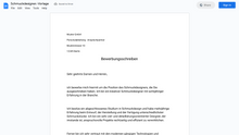 Laden Sie das Bild in den Galerie-Viewer, Bewerbungsschreiben