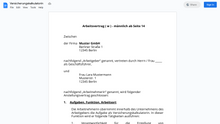 Laden Sie das Bild in den Galerie-Viewer, Arbeitsvertrag-Versicherungskalkulatorin