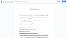 Laden Sie das Bild in den Galerie-Viewer, Arbeitszeugnis