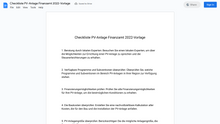 Laden Sie das Bild in den Galerie-Viewer, Checkliste