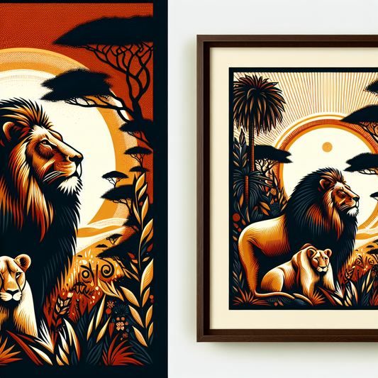 Löwe - "Der König der Savanne: Das Leben des majestätischen Löwen"