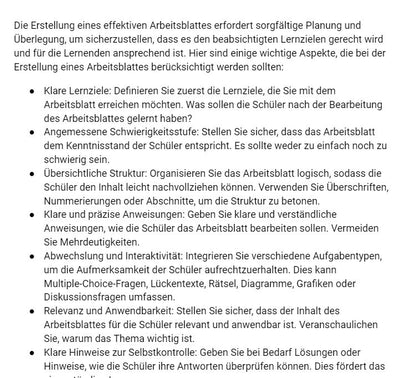 "Arbeitsblatt: Grundlagen der chemischen Reaktionen für Schüler der 10. Klasse"-Vorlage