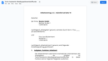 Laden Sie das Bild in den Galerie-Viewer, Arbeitsvertrag-Techn-Assistentin-Metallographiewerkstoffkunde