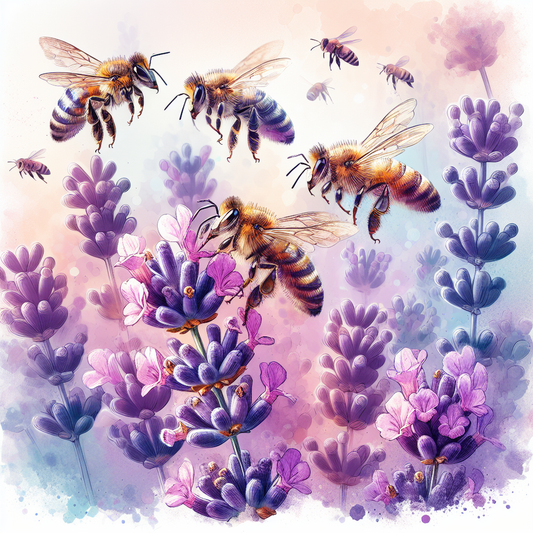 "Bienenliebling: Lavendel - Die vielseitige Pflanze für duftende Gärten und aromatische Produkte"