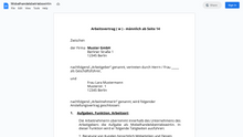 Laden Sie das Bild in den Galerie-Viewer, Arbeitsvertrag-Mobelhandelsbetriebswirtin