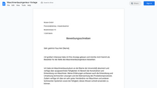 Laden Sie das Bild in den Galerie-Viewer, Bewerbungsschreiben