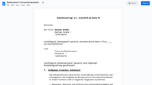 Laden Sie das Bild in den Galerie-Viewer, Arbeitsvertrag-Restauratorin-Uhrmacherhandwerk
