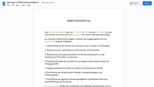Laden Sie das Bild in den Galerie-Viewer, Arbeitszeugnis