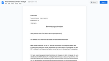 Laden Sie das Bild in den Galerie-Viewer, Bewerbungsschreiben