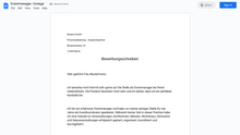 Laden Sie das Bild in den Galerie-Viewer, Bewerbungsschreiben
