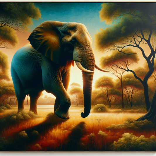 Elefant - "Majestätischer Riese: Der Lebensraum des Elefanten"