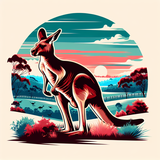 Känguru - "Hüpft durchs Outback: Das Leben der Kängurus in Australien"