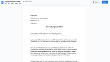 Laden Sie das Bild in den Galerie-Viewer, Bewerbungsschreiben