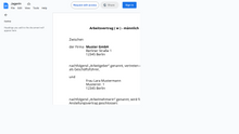 Laden Sie das Bild in den Galerie-Viewer, Arbeitsvertrag-Jagerin