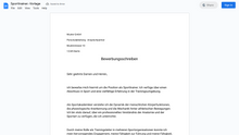 Laden Sie das Bild in den Galerie-Viewer, Bewerbungsschreiben