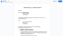 Laden Sie das Bild in den Galerie-Viewer, Arbeitsvertrag-Hostess-2