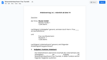 Laden Sie das Bild in den Galerie-Viewer, Arbeitsvertrag-Reiseverkehrskaufmann-Frau-Touristik