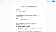 Laden Sie das Bild in den Galerie-Viewer, Arbeitsvertrag-Maklerin