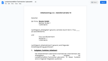 Laden Sie das Bild in den Galerie-Viewer, Arbeitsvertrag-Landwirtschaftlich-Technischer-Laborantin
