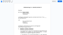 Laden Sie das Bild in den Galerie-Viewer, Arbeitsvertrag-Naturwissenschaftler
