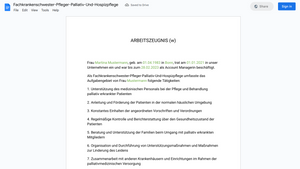 Arbeitszeugnis