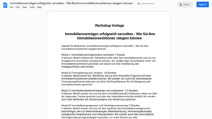 Workshop