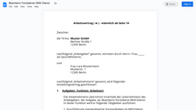 Laden Sie das Bild in den Galerie-Viewer, Arbeitsvertrag-Beamterin-Forstdienst-Mittl-Dienst
