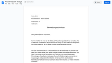 Laden Sie das Bild in den Galerie-Viewer, Bewerbungsschreiben