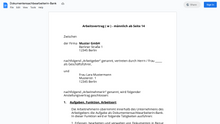 Laden Sie das Bild in den Galerie-Viewer, Arbeitsvertrag-Dokumentensachbearbeiterin-Bank