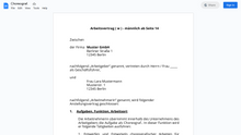 Laden Sie das Bild in den Galerie-Viewer, Arbeitsvertrag-Choreograf.