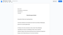 Laden Sie das Bild in den Galerie-Viewer, Bewerbungsschreiben