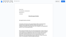 Laden Sie das Bild in den Galerie-Viewer, Bewerbungsschreiben