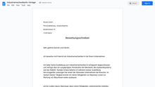 Laden Sie das Bild in den Galerie-Viewer, Bewerbungsschreiben