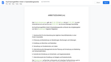 Laden Sie das Bild in den Galerie-Viewer, Arbeitszeugnis