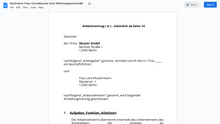 Laden Sie das Bild in den Galerie-Viewer, Arbeitsvertrag-Kaufmann-Frau-Grundstucks-Und-Wohnungswirtschaft