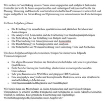 Laden Sie das Bild in den Galerie-Viewer, Stellenbeschreibung-Controller
