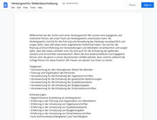 Laden Sie das Bild in den Galerie-Viewer, Stellenbeschreibung