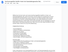 Laden Sie das Bild in den Galerie-Viewer, Stellenbeschreibung