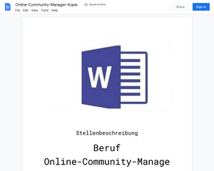 Stellenbeschreibung-Online-Community-Manager