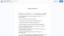 Laden Sie das Bild in den Galerie-Viewer, Arbeitszeugnis