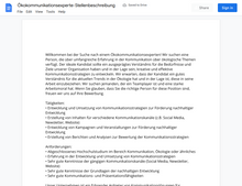 Laden Sie das Bild in den Galerie-Viewer, Stellenbeschreibung