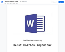 Laden Sie das Bild in den Galerie-Viewer, Stellenbeschreibung-Holzbau-Ingenieur