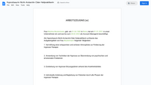 Laden Sie das Bild in den Galerie-Viewer, Arbeitszeugnis