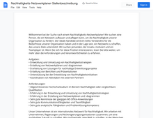Laden Sie das Bild in den Galerie-Viewer, Stellenbeschreibung