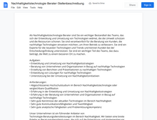 Laden Sie das Bild in den Galerie-Viewer, Stellenbeschreibung